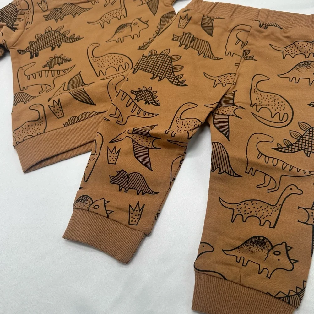 Baby Dinosaur‎ Matching Set,Fall baby outfit,pumpkin patch outfit,fall ba…